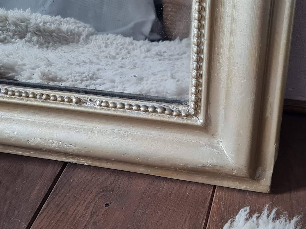 Antique gilt Louis Philippe mirror, 88 x 72