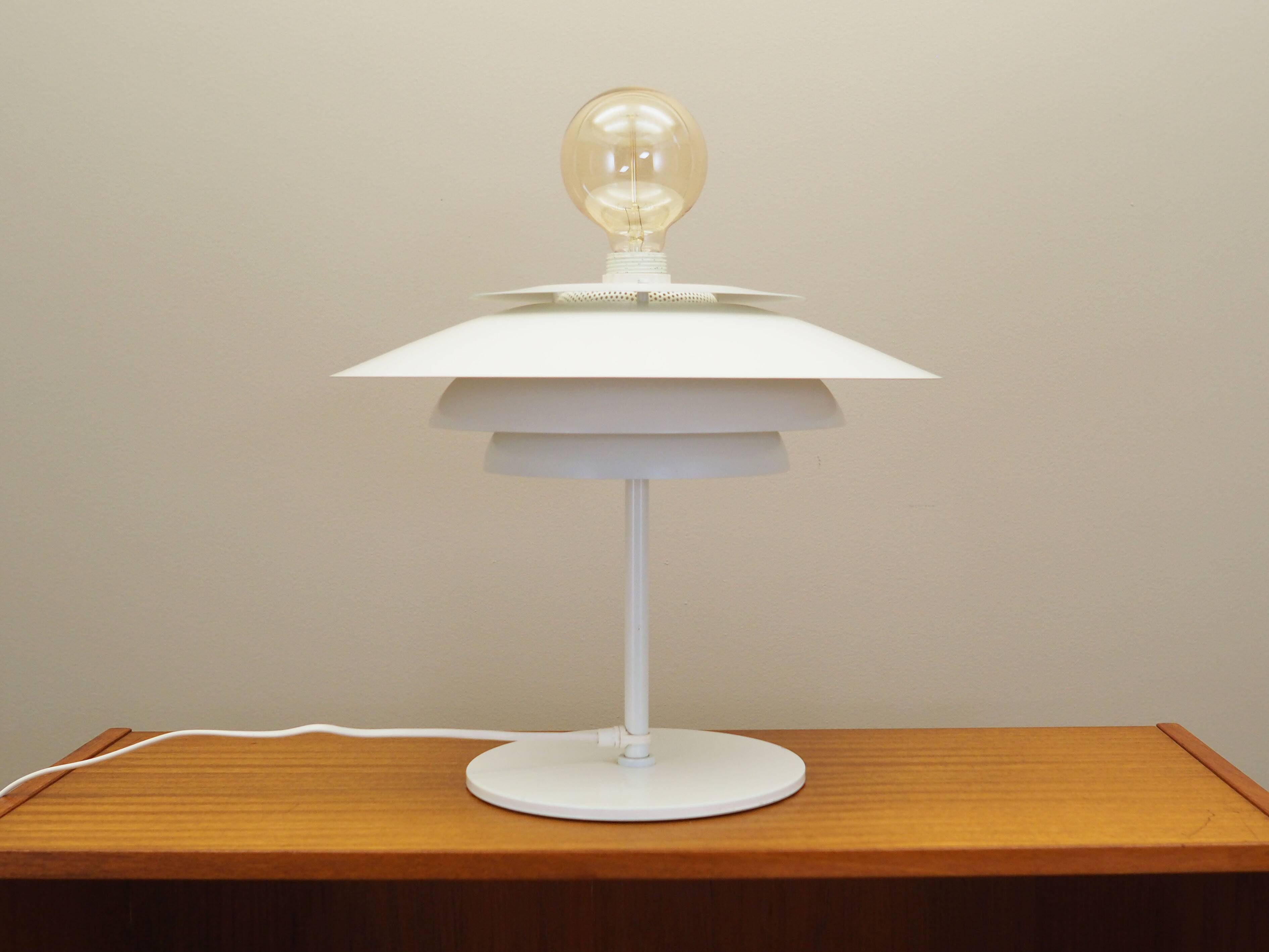 Lampe de bureau, design danois, années 1970, production : Danemark