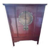 Armoire de mariage chinoise laquée, 19ème siècle