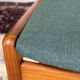 Set of 4 vintage Danish wood and wool chairs by Sax, Denmark 1960s