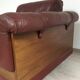 Leather armchair design, 60s