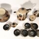 Vintage 24-piece ceramic coffee set from Sgrafo Modern, 1960s, Set of 24