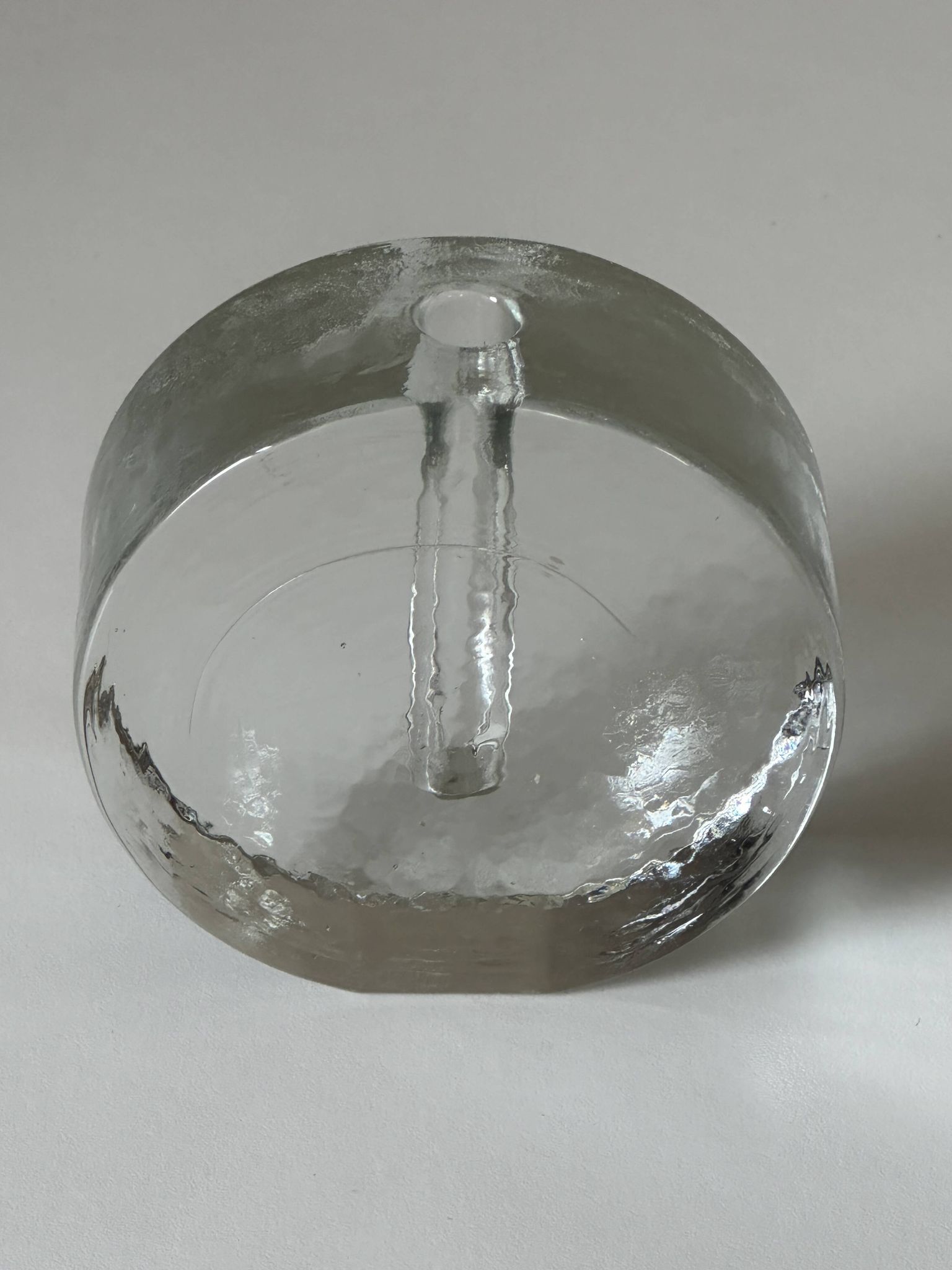 Walter glass vintage soliflore vase from the 70s
