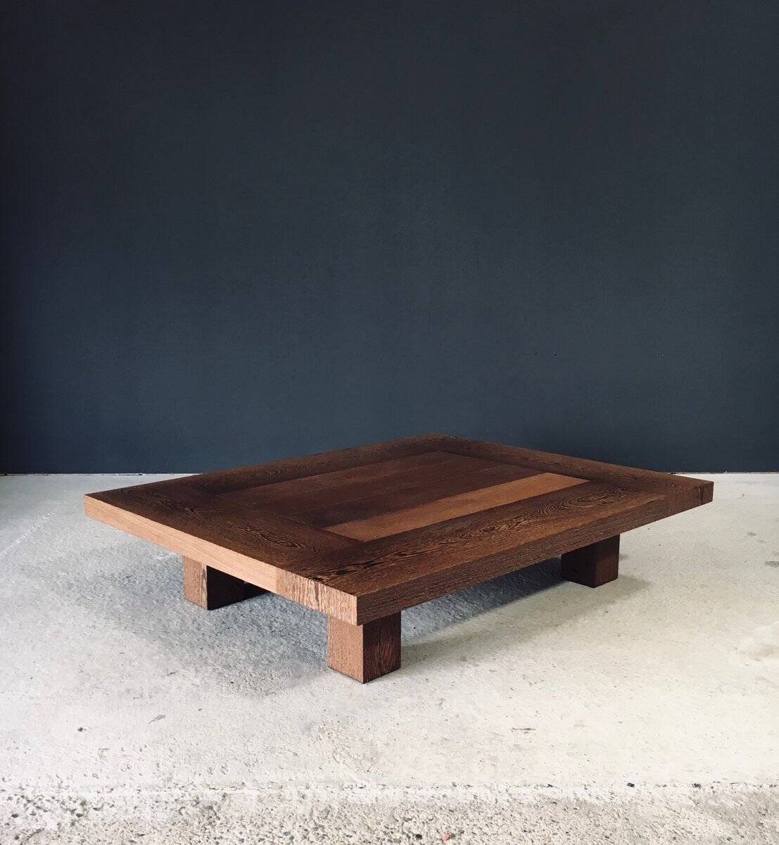 Postmodern Wengé Coffee Table, 1990s