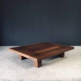 Postmodern Wengé Coffee Table, 1990s