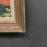 Oil on panel by A. Le Brun Couëron mid-20th century