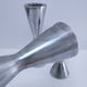 3 bougeoirs "diabolo" en aluminium, 1990