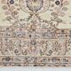 Soft Beige Floral Vintage Rug, One of a Kind Vintage Rug, 277x354 Cm