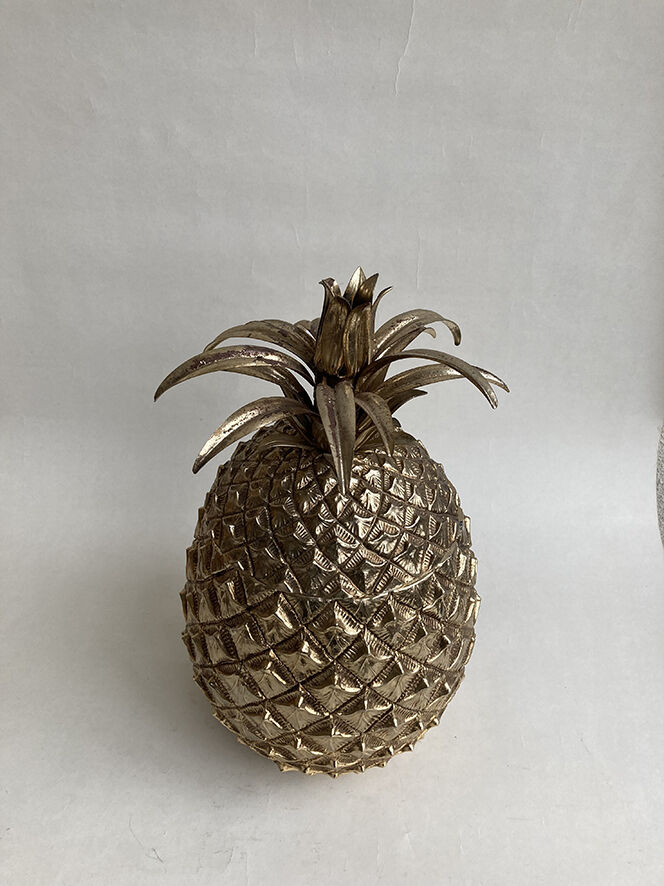 Pineapple champagne bucket 39cm Mauro Manetti XXL 1970