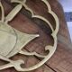 Golden table mat