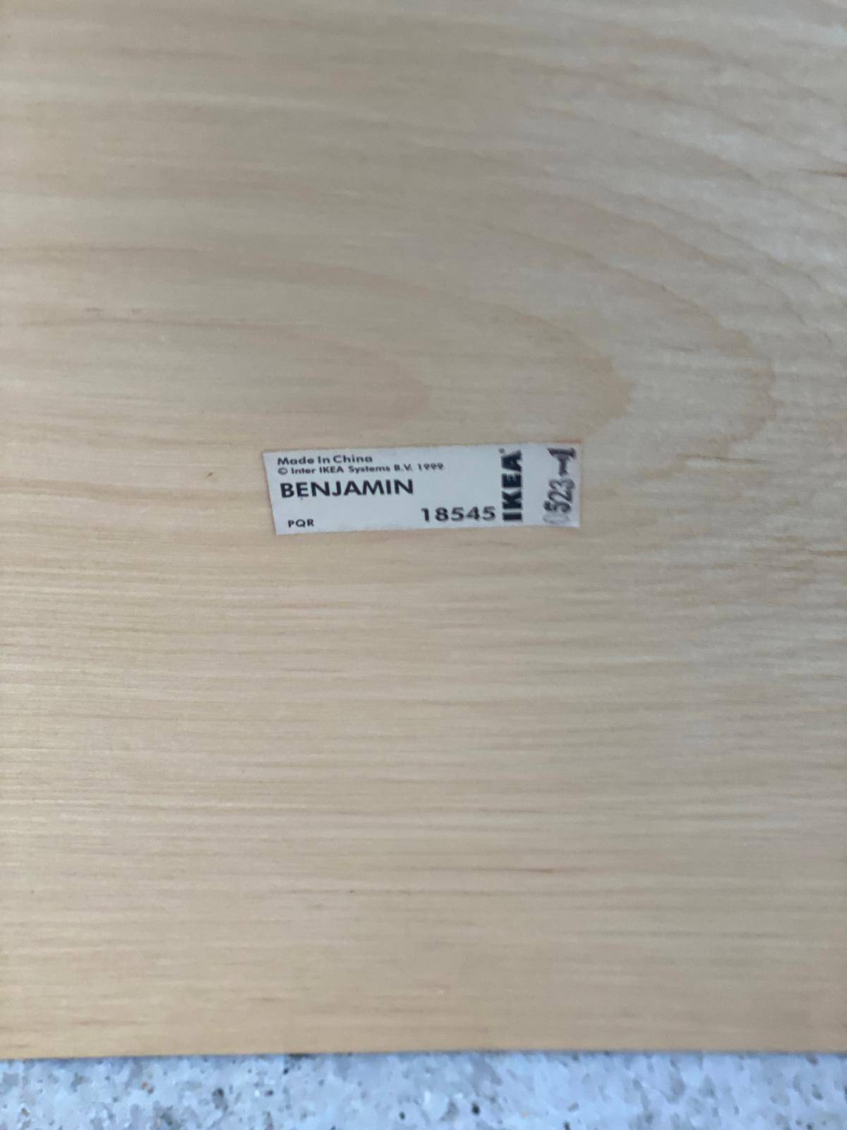 Vintage Benjamin Bent Stool in Curved Wood by Lisa Norinder for Ikea