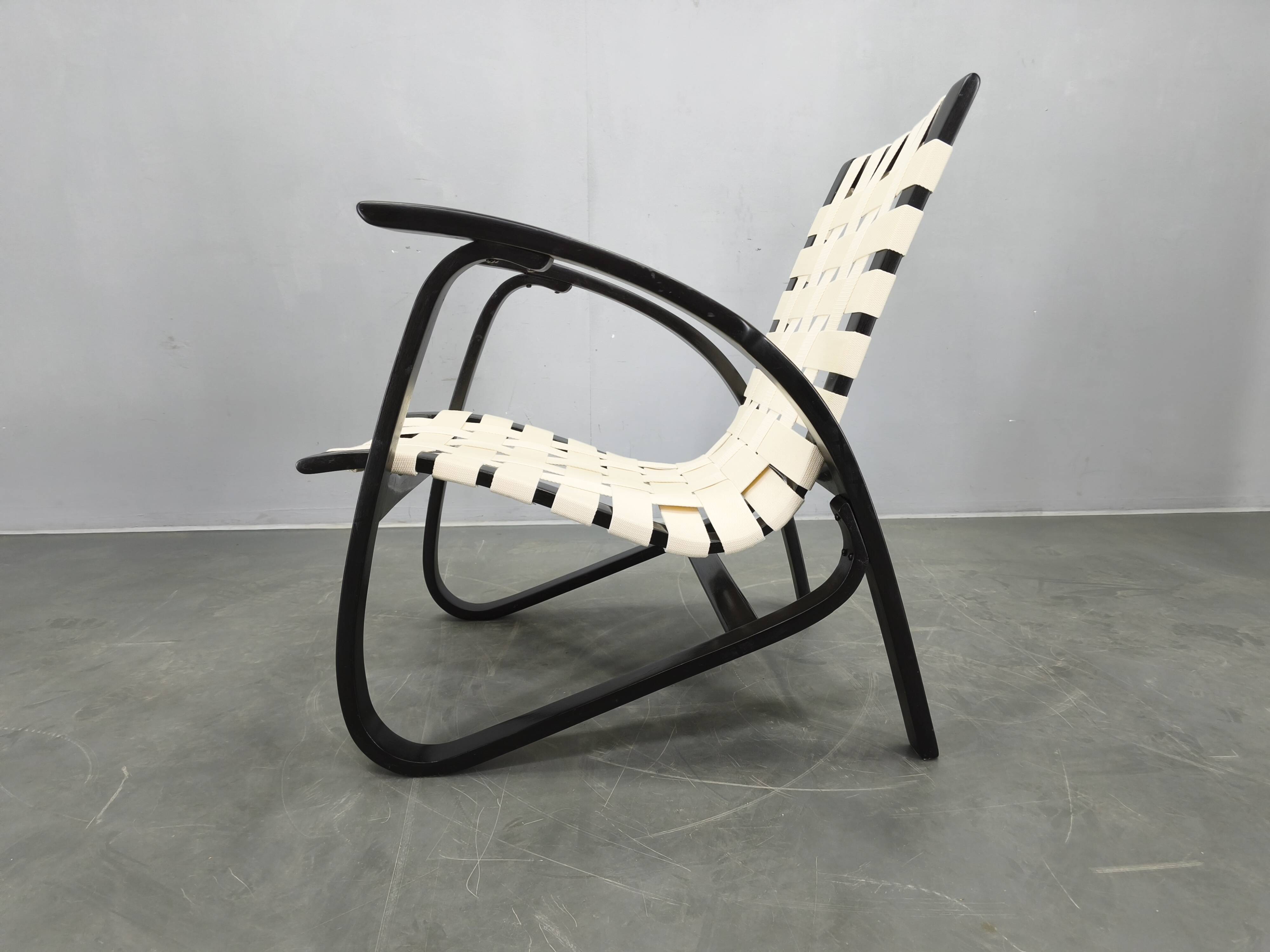 Bentwood Lounge Chair by Jan Vanek, Czechoslovakia, 1960s