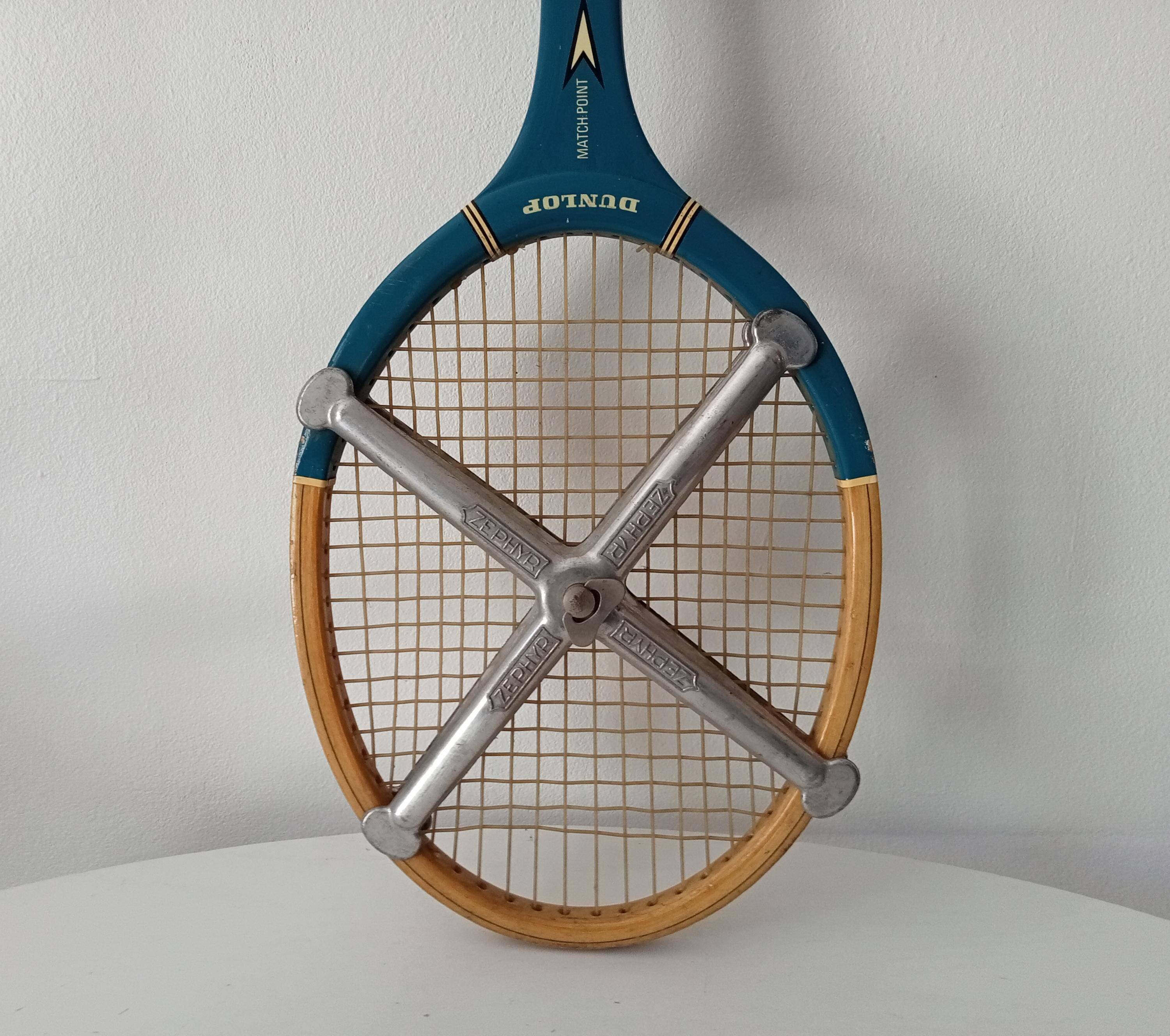 Dunlop Match Point Continental Vintage Wooden Tennis Racket