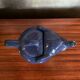 Antique elephant teapot blue ceramic vintage collection