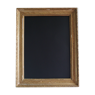 Large wooden frame and gilded stucco