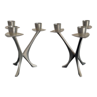 Candelabra candles holder BM Pewter Norway