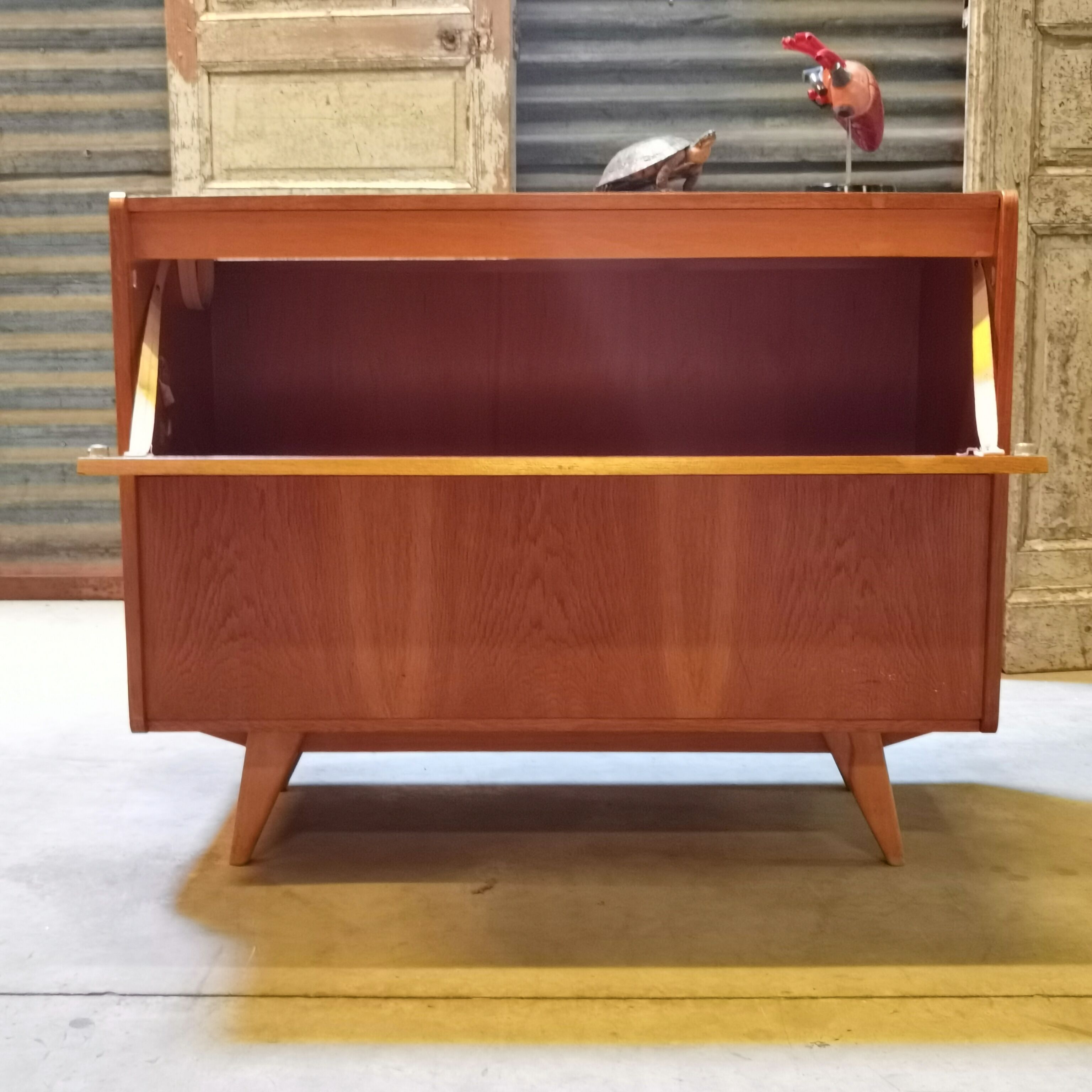 Storage chest or mini bar U459 by Jiri Jiroutek for Interier Praha 1960