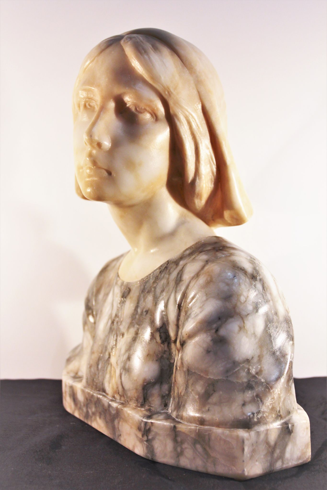 Bust of Joan of Arc by Guglielmo Pugi (1850-1915), c. 1900