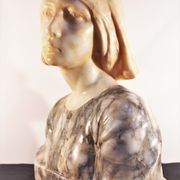 Bust of Joan of Arc by Guglielmo Pugi (1850-1915), c. 1900