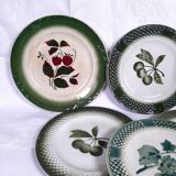 Antique plates from the Fenal Frères Pexonne factory.