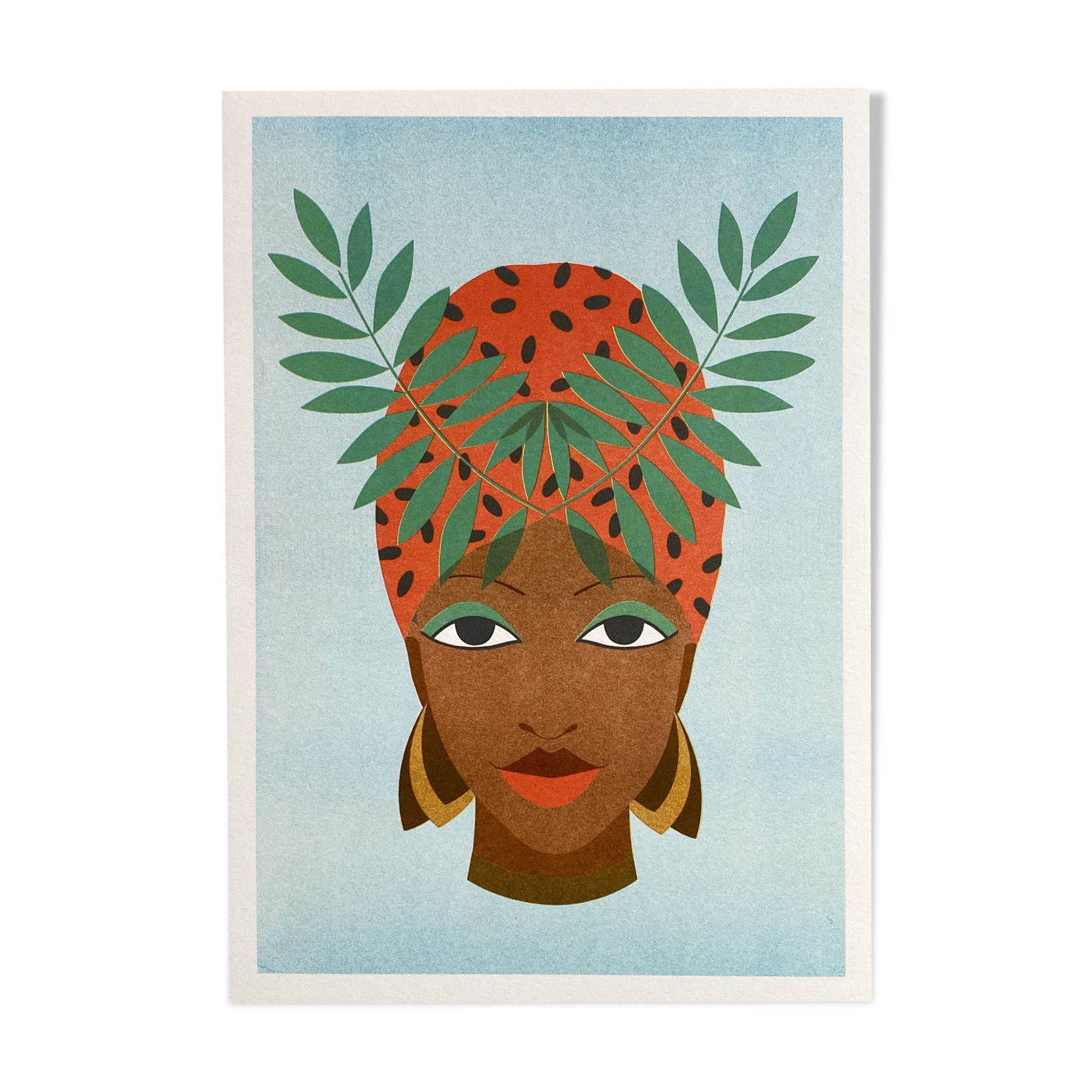 'LUPITA' printed poster by Céline Kadara