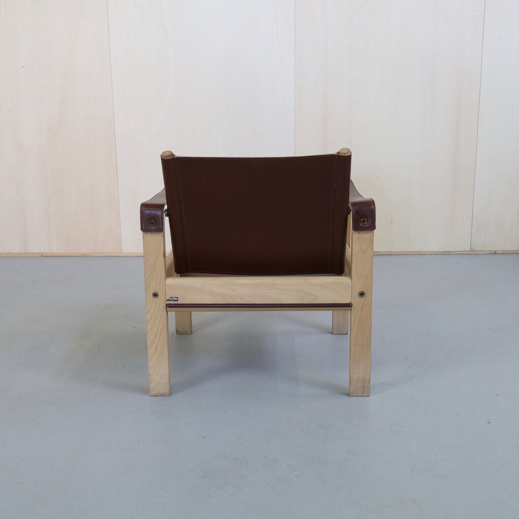 Vintage Lounge Set Leather Escriba Brazil