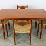 Dining Room Set by Ejner Larsen - Aksel Bender for Naestveld Mobelfabrik - Glyngore Stolefabrik Denmark 1950s