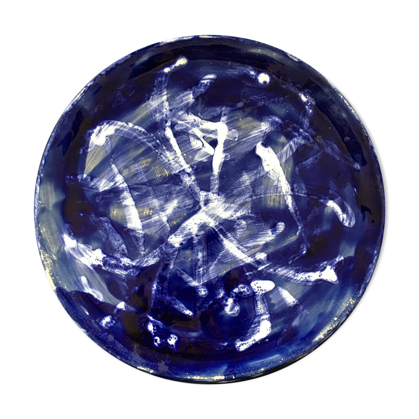 Flat floral decoration unique piece