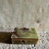 Ashtray, onyx box from the 1960s, vintage Italy.