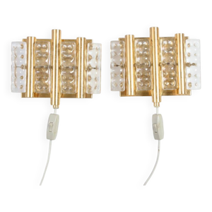 Paire d'appliques en - jakobsson