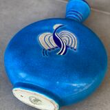 Glazed earthenware gourd vase for primavera, longwy