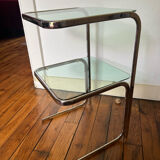 Service/end of vintage canape 1970 double tray