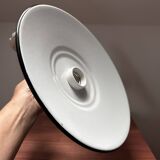 Green enamelled sheet metal wall light