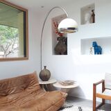 Italian design coffee table in travertine