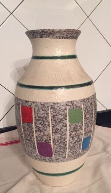 large vintage vase 50s