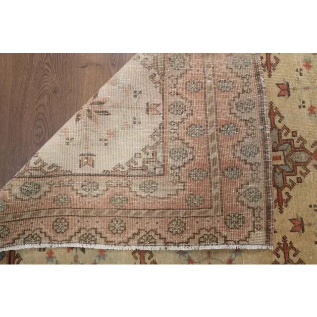 Vintage Turkish hand-knotted runner 118x330