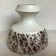 White and brown ceramic vase steuler Germany