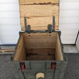 Malle militaire vert foncé