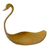 Empty brass swan pocket