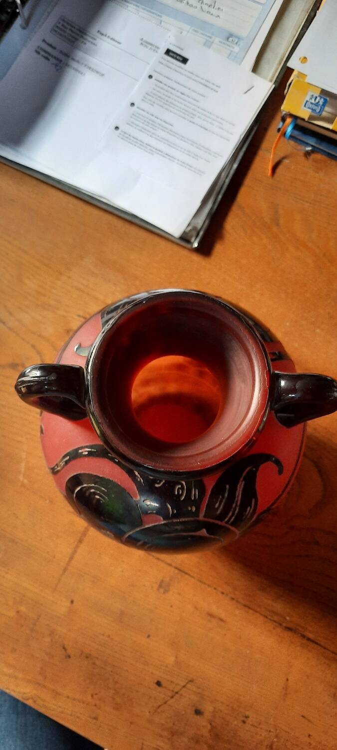 Art Deco "French Glass" vase