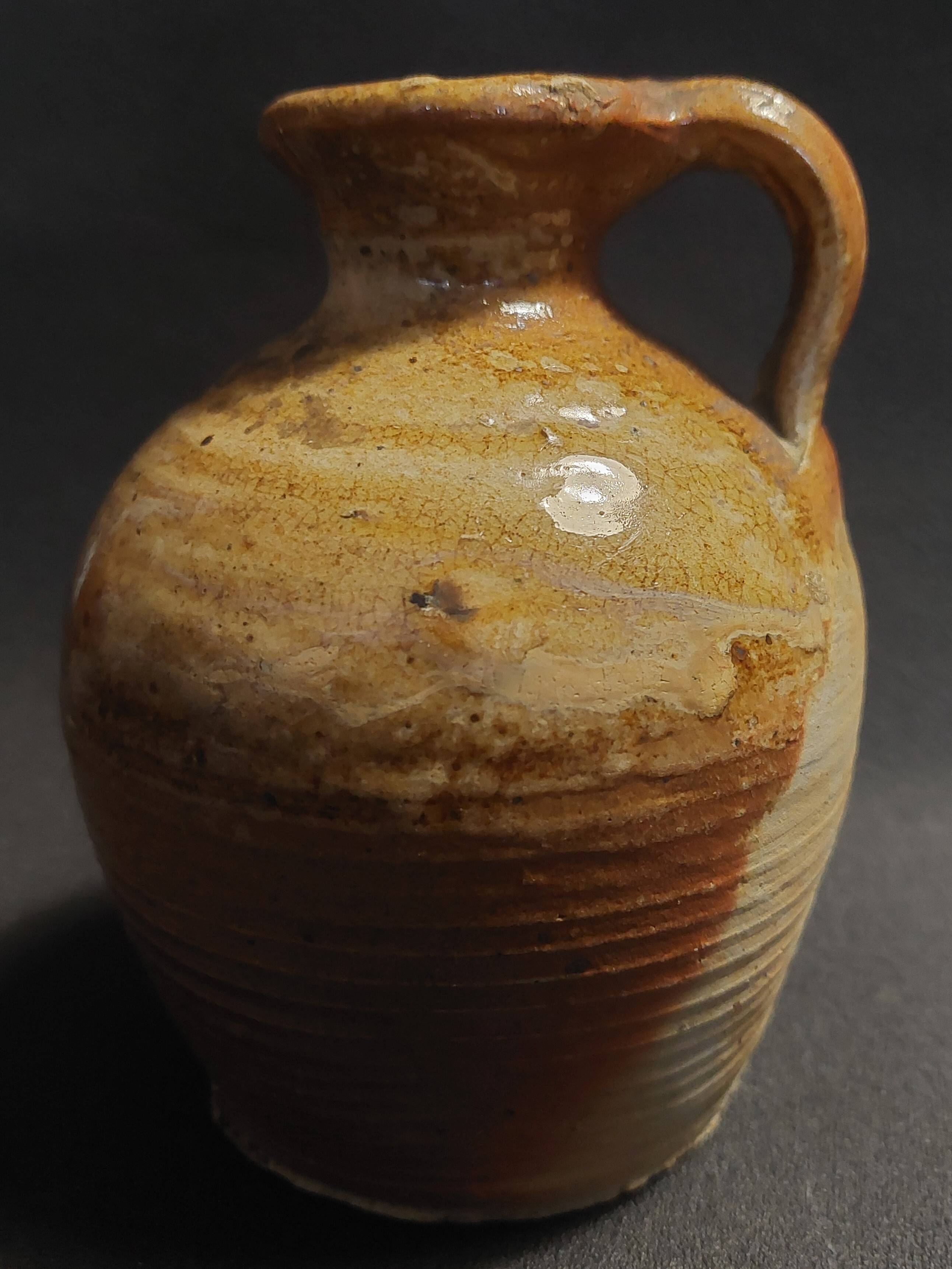 Stoneware pitcher, late 19th century, early 20th century, Puisaye