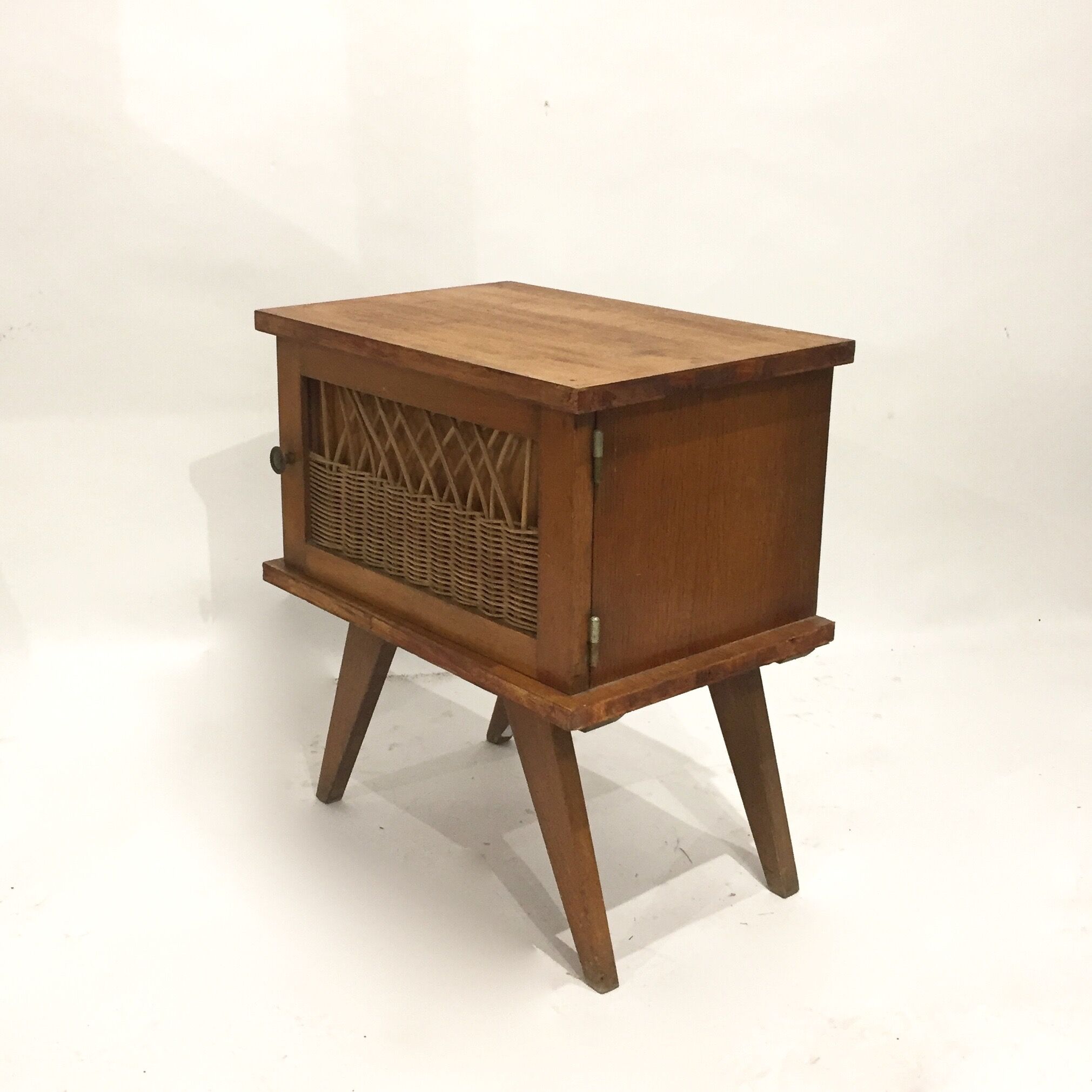 Rattan bedside 60