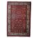 Handmade vintage Persian distressed Hamadan rug 128cm x 189cm, 1950s