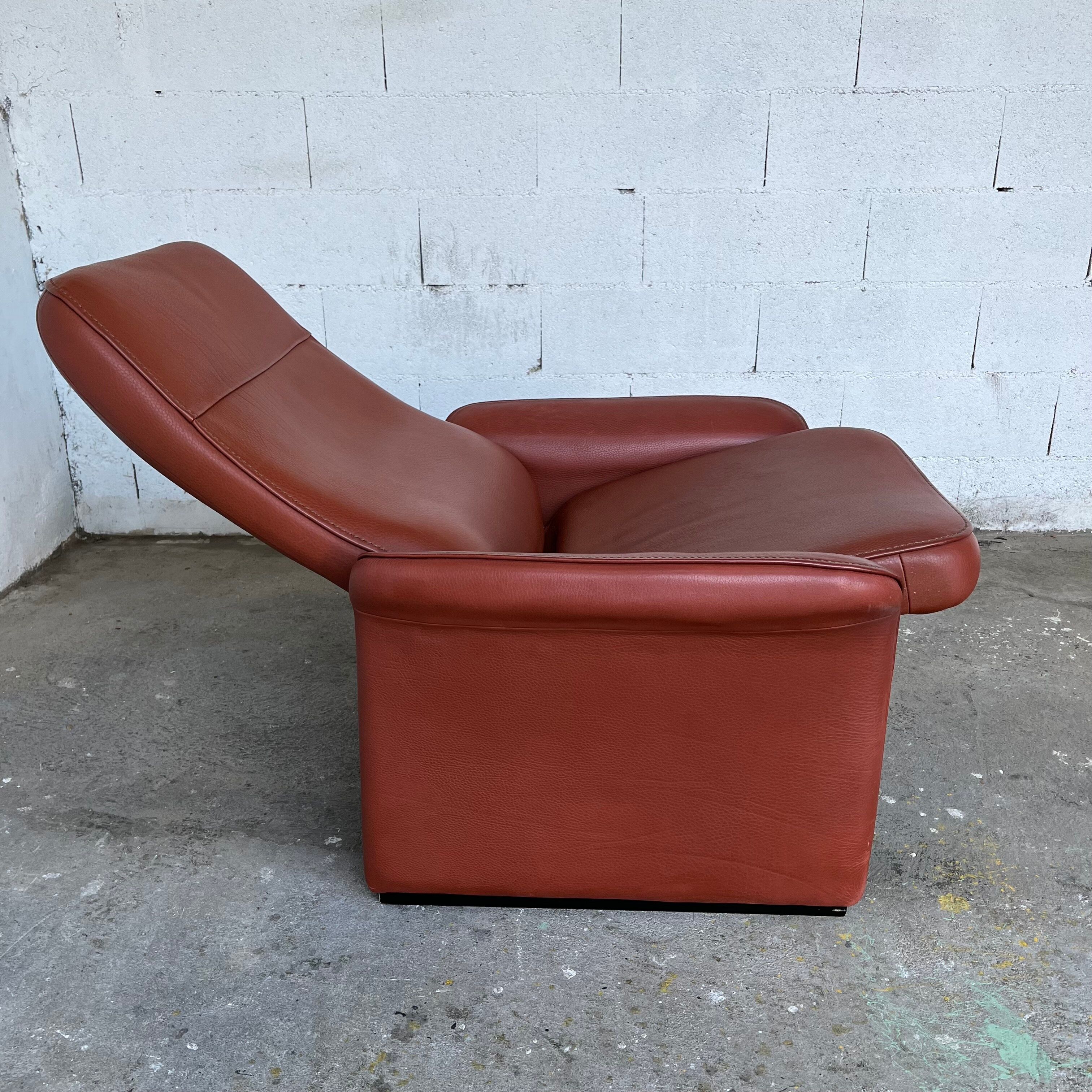 Fauteuil De Sede, DS 50, cuir cognac