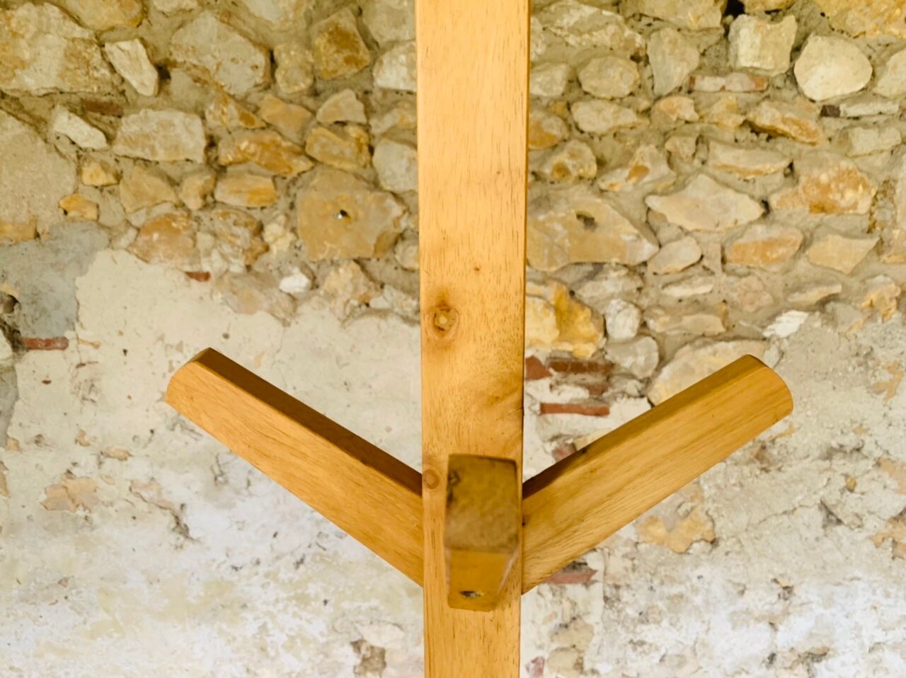 Vintage floor-standing coat rack, circa 1970s