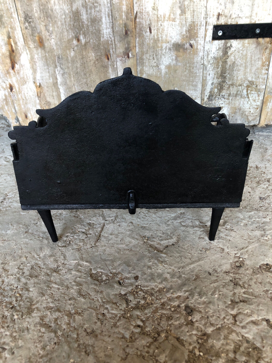 Old fireplace fireplace cast iron removable plate