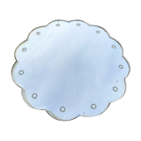 Beveled mirror in the shape of a flower 50s/60s 59cm