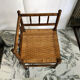 Chaise d’angle Art déco en bois et rotin, 1930