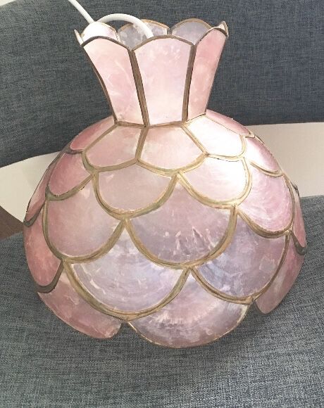 Pink mother-of-pearl hanging