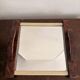 Vintage Serving Tray Aperitif Handle Thuya Walnut Art Deco Mirror Platter